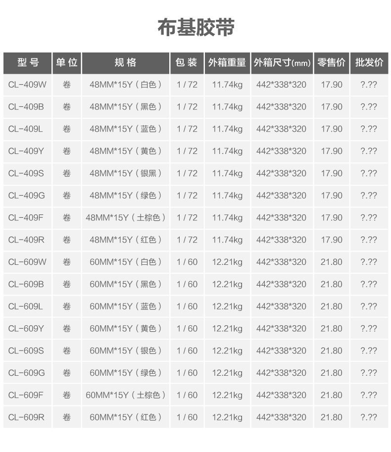 北极熊强力彩色布基胶带地毯地板胶带大力胶装饰定制 北极熊强力彩色布基胶带地毯地板胶带大力胶装饰定制