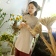 Xuân Thu Tang váy retro phong cách Chinese-phong cách Trung Hoa Dân Quốc gió trong tấm sườn xám trà man dài của khóa mặc loose-fitting phụ nữ hàng đầu của