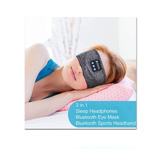 Foreign trade Amazon bluetooth music eye mask sleep shading listening song bluetooth sports headband outdoor running yoga head