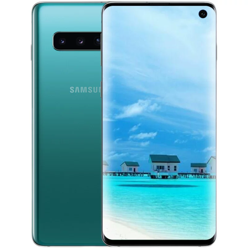 Смартфон Samsung/ Galaxy S10 SM-G9730 Полной сети 4G Изогнутый экран S10+ Национальный двойной SIM