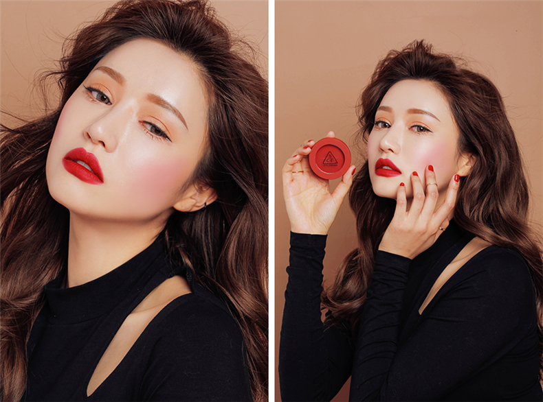 STYLENANDA Chính thức 3CE RED RECIPE FACE BLUSH Màu sắc tươi sáng - Blush / Cochineal phấn má apieu