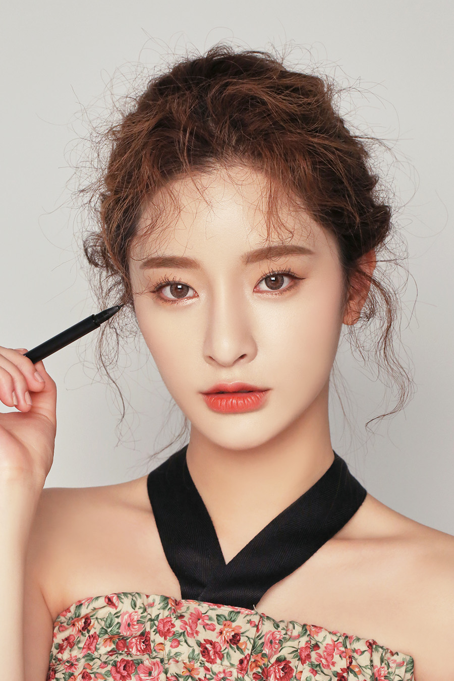 STYLENANDA chính thức kẻ mắt siêu mịn 3CE SUPER SLIM - Bút kẻ mắt kẻ mắt nước không trôi