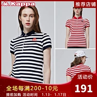 Áo sơ mi nữ thể thao Kappa POLO tay ngắn sọc nửa tay 2018 Xuân mới | K0822PD63 áo polo zara