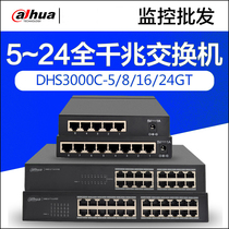 Dahua 5-mouth full one thousand trillion Switch-grade 8-port 16-port 24-port switch DH-S3000C-16GT