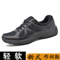 New work training shoes mens ultra light running shoes black running shoes abrasion-proof and breathable rubber shoes Raubao outdoor training Mountaineering shoes