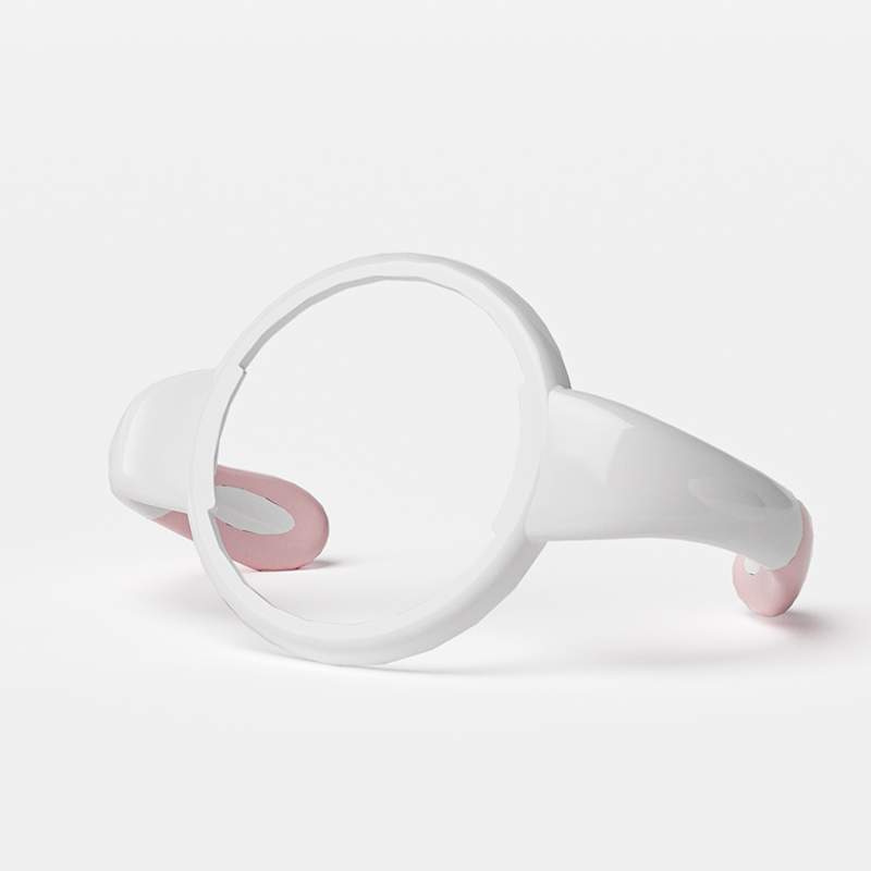 Iskar newborn baby wide mouth diameter bottle handle accessories imported high transparent pp material universal