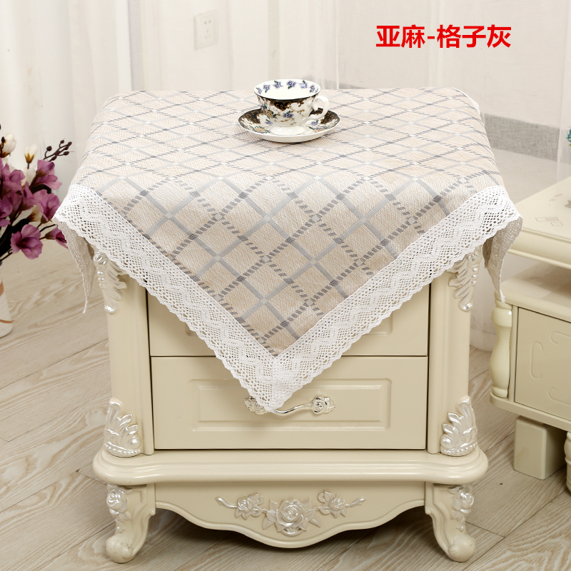 Vải đầu giường châu Âu vải bàn đầu giường che bụi bao gồm thời trang đầu giường khăn trải giường khăn trải bàn tấm che máy giặt