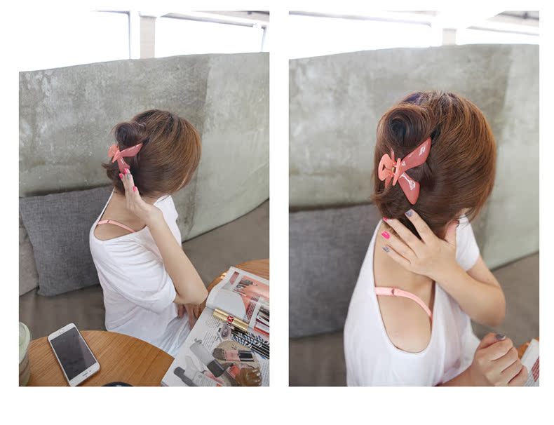 Vừa lớn bắt Hàn Quốc tóc catcher bangs clip phụ kiện tóc ladies nón kẹp tóc lớn tóc đơn giản claw đồ trang sức