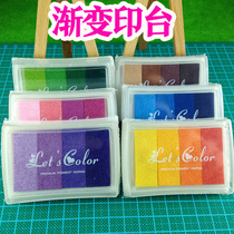 Domestic 4-color gradient color printing table-DIY rubber medal wedding finger painting photo album ink gradient large box printing table