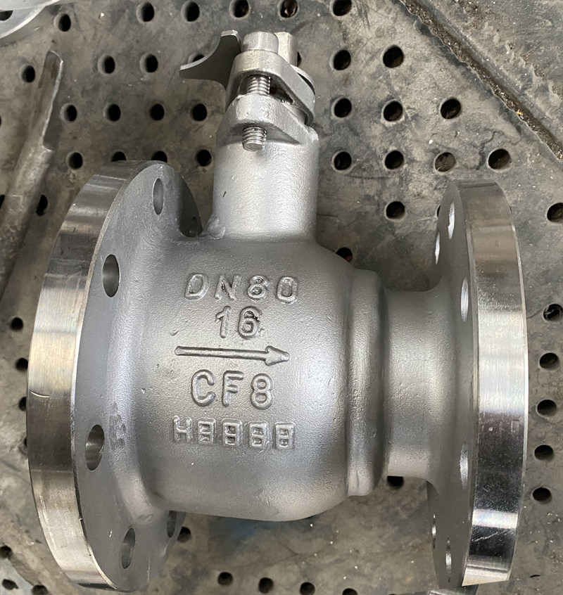 304 316L Stainless Steel Discharge Ball Valve Reducer Reducer Ball Valve FQ41F-16P Flange Reactor Discharge Valve