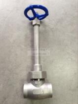 304 stainless steel 316 low-temperature gate valve threaded welding low temperature cut-off liquid oxygen liquid nitrogen liquid argon full size