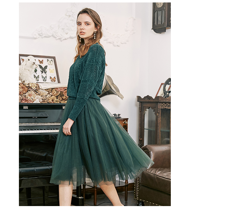 Áo len nữ MOFAN 2019 Xuân mới Chủ đề thời trang Len ngắn tay ngắn Openwork V-cổ Loose Top - Đan Cardigan áo cardigan