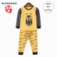 Blessdog chú chó màu xanh cậu bé đồ lót nhiệt đặt cotton dày mùa thu và mùa đông trẻ em mùa thu quần phù hợp với áo len cotton đồ đẹp cho bé gái