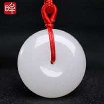 Impressionary eyes Jade safe buckle water and clear safe buckle pendant for men and women