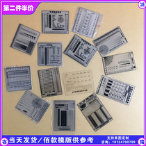 A5 stain caliper film card standard dot gauge black dot card quality comparison film high precision dot line gauge film film customization