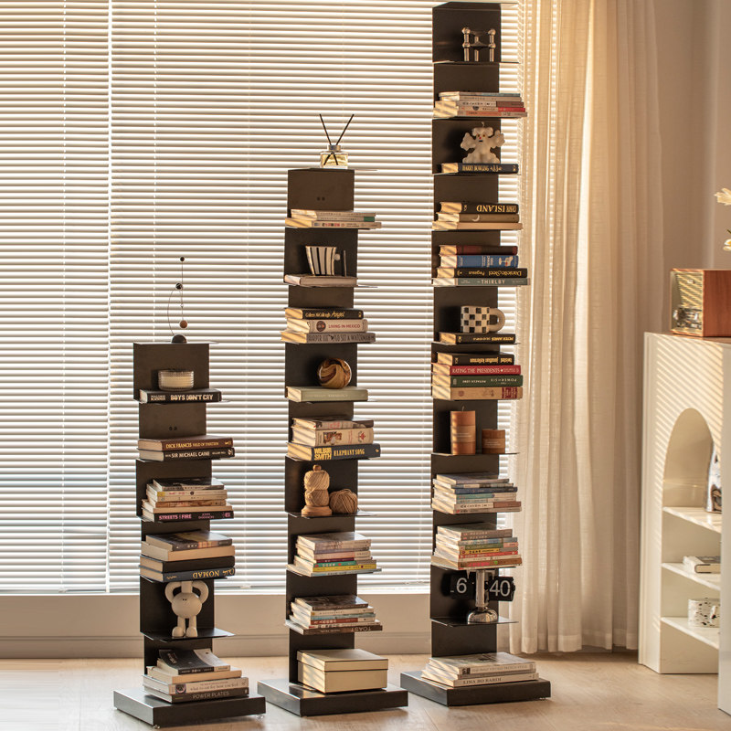 Lemy Home Invisible Bookshelves Landing Shelve Home Living Room Improvised Wall Iron Art Creative Little Bookcase