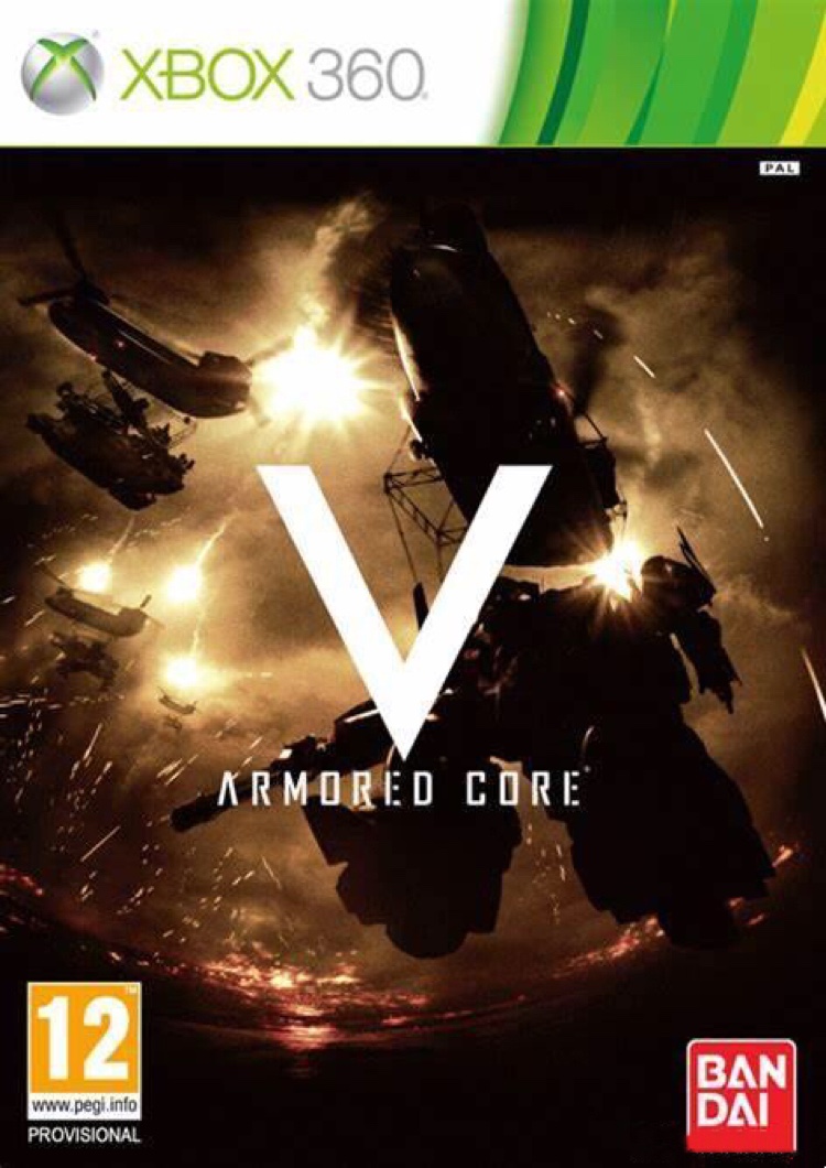 xbox360 Game CD Armored Core 5 V Chinese Version (5 pcs, 6 pcs SF Express)