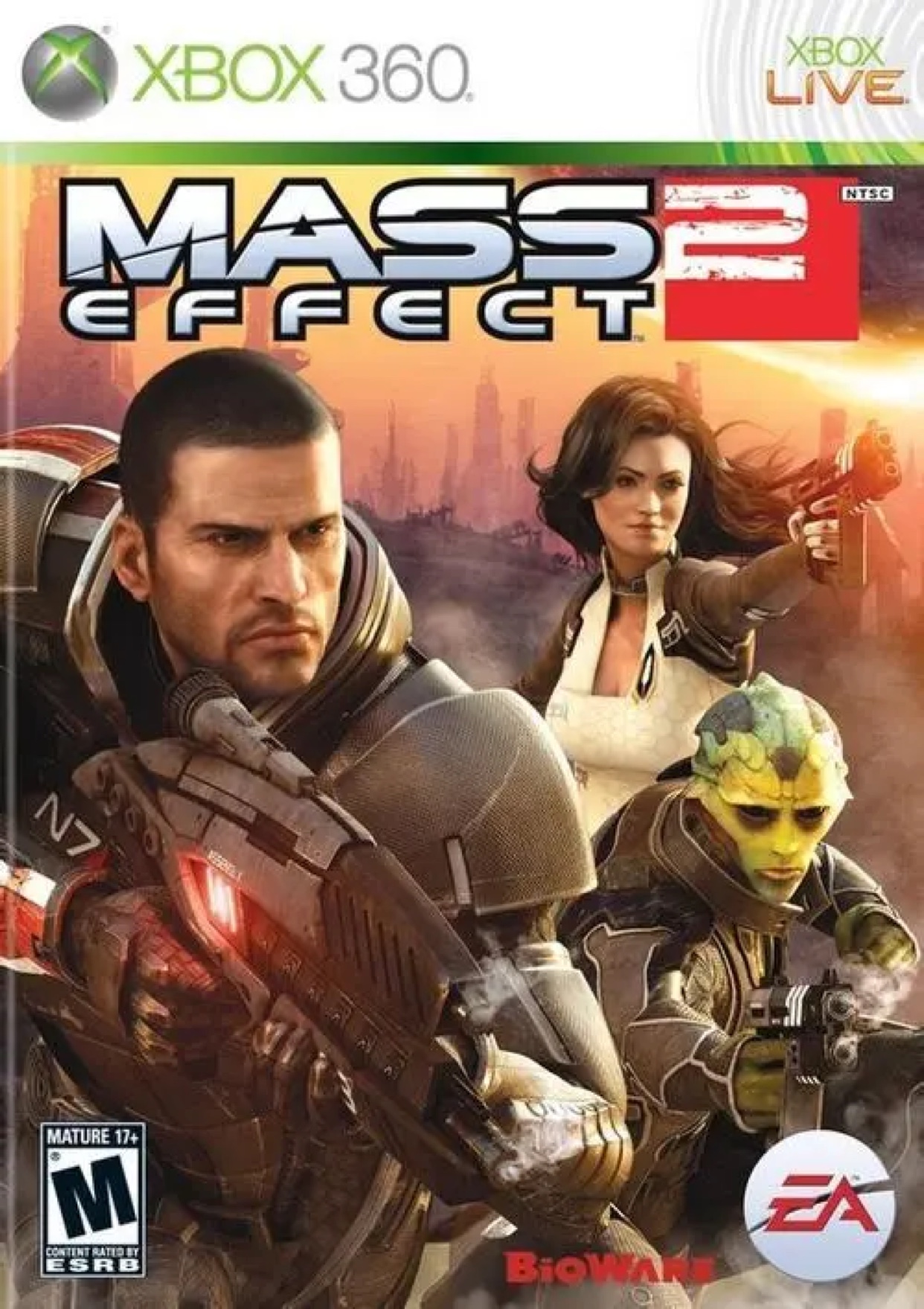 Xbox360 game disc mass effect 2 Chinese version double disc (5 start 6 SF)