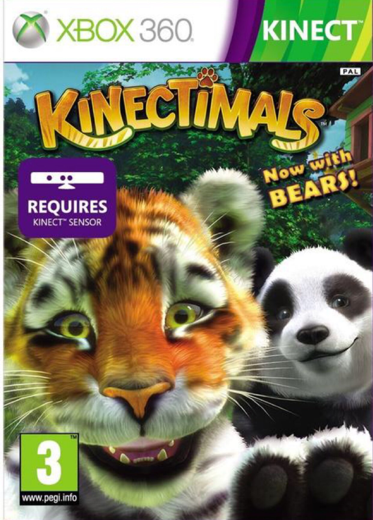 Xbox360 Game Zoo and Bear Pets Gold Edition Chinese Somatosensory (5 starts with 6)