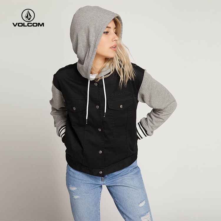 19 New Products American Volvo Diamond Fashion Tide Card Street Long Sleeve Casual Jacket Comfort Woman-Taobao