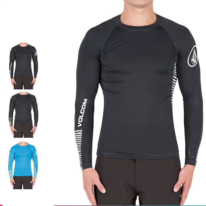 VOLCOM USA VIBES surf men's diving speed dry sun protection water mother clothes two-piece anti-cold coat swimming