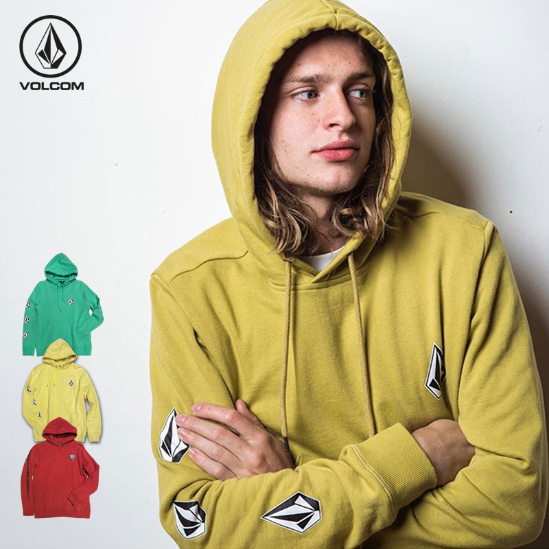 volcom diamond ins burst 19 men's fashion cool personality Tie-dyed pullover sweater loose spring and autumn skateboard street