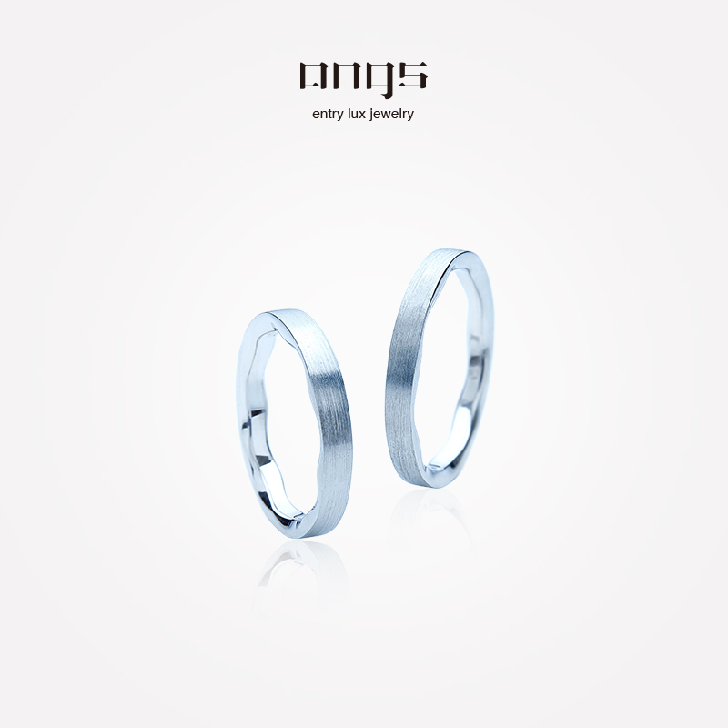 Bague mixte ANGS   en Argenterie - Ref 3086588 Image 1