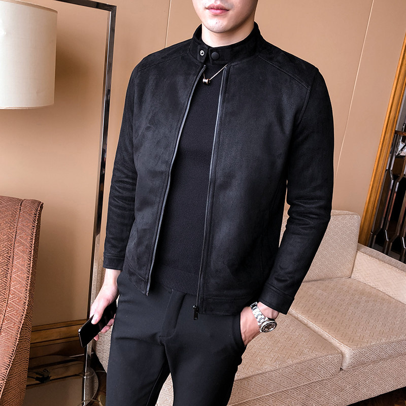 Spring coat men's Korean jacket mens mens short coat for young men's trend business leisure tops