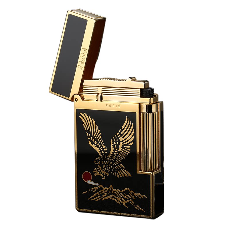 S dubtnt original French Dubert inflatable high-grade Longsheng lighter pure Copper boutique creative gold plating
