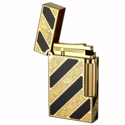 Классическая черная высококлассная зажигалка, подарок на день рождения, Франция