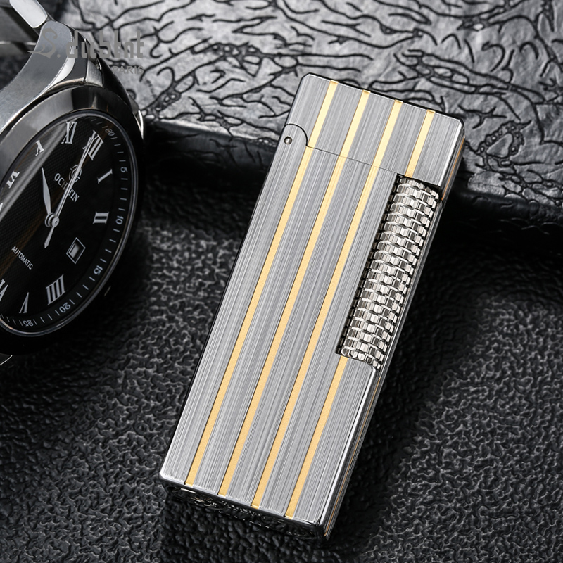 S dubtnt French lighter Dubot inflatable high-end lighter pure brass refined boutique creative