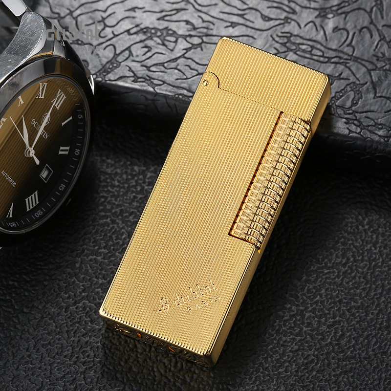 Original S dubtnt French lighter Dubette inflatable high-end lighter pure copper refined boutique creative
