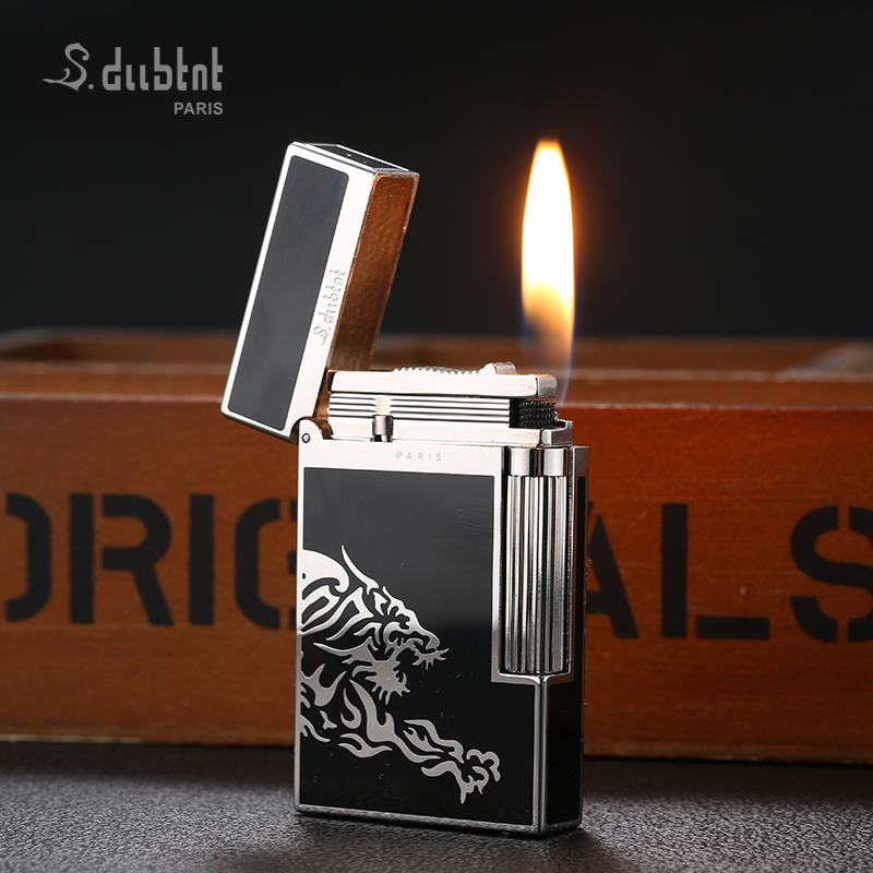 S dubtnt, France Dubert inflatable high - grade Language lighter pure brass creative