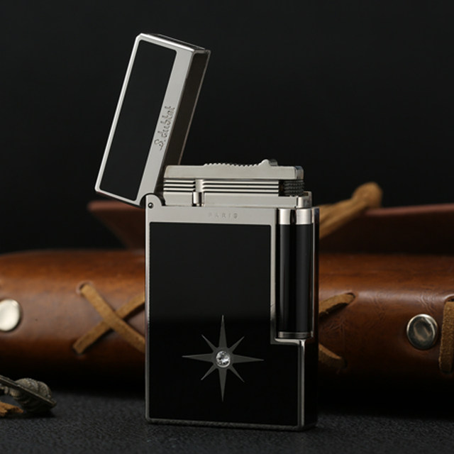 French S.dubtnt louder lighter crisp pure brass high-end lighter creative personality ຂອງແທ້ສົ່ງຟຣີ