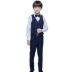 Yi Sixiu hoa cô gái ăn mặc phù hợp với cậu bé vest phù hợp với trẻ em trang phục piano sinh viên chủ nhà ba mảnh phù hợp shop thời trang trẻ em Váy trẻ em