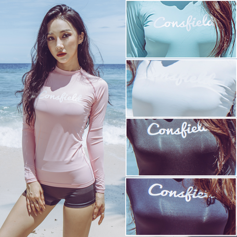 South Korea Sunscreen Jellyfish Clothes Long Sleeve Two-Piece Diving Suit Fast Drying Surfing Sportswear Swimsuit Couple Limited Special Price