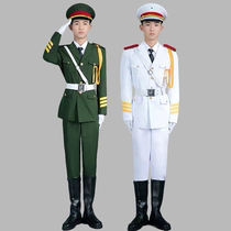 Costume de garde dhonneur pour collège et lycée costume de lever de drapeau uniforme de bande tenue de scène de chorale ensemble de robe de garde de drapeau