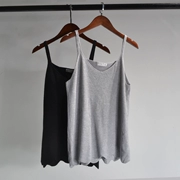 -4 Camisole nữ rời đoạn ngắn bên trong mặc phiên bản Hàn Quốc của áo phông có hương vị Hồng Kông chạm đáy áo dệt kim