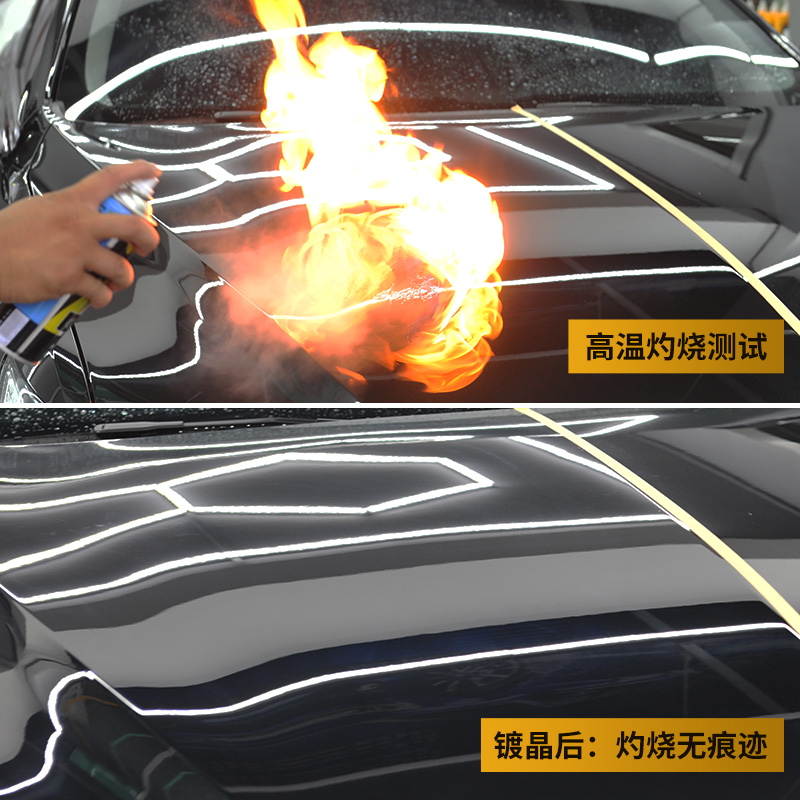 Automotive nano crystal plating liquid car paint coating agent decontamination glazing suit rainproof water drive liquid glass