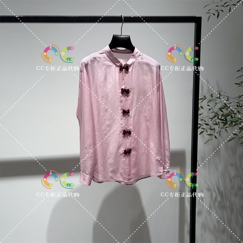 Oushili 1Mr2013230 Genuine Product from the Store, 2026 Summer New Style Cotton Silk Chinese-Style Button-Down Shirt 1699 Oushili 1Mr2013230 Genuine Product from the Store, 2026 Summer New Style Cotton Silk Chinese-Style Button-Down Shirt 1699