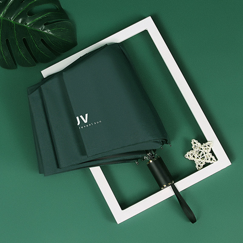 Sun-sun-proof Sun-Little Folded UV Parmbrella UV Baro Dual Use Small Clear Goddess Series