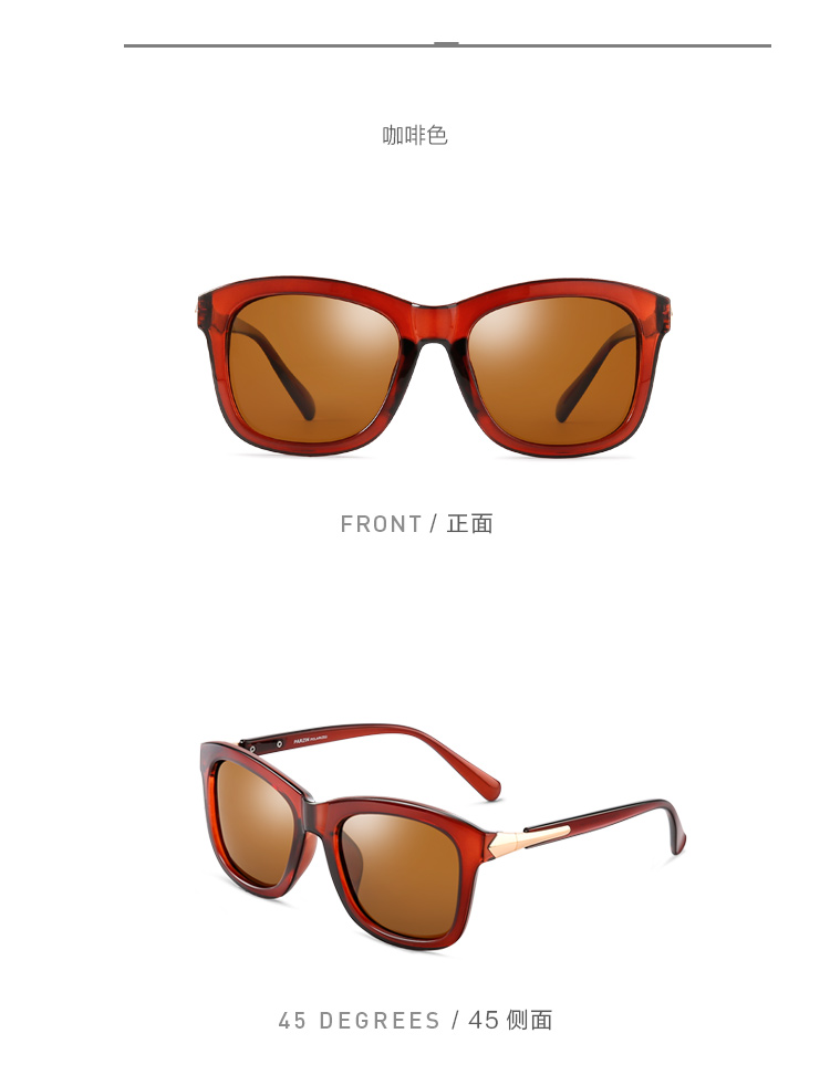 Kính râm phân cực Parson Kính râm nữ thời trang Retro mới Cặp đôi mẫu Driver Driver Tide Sunglasses 9270 kính gucci