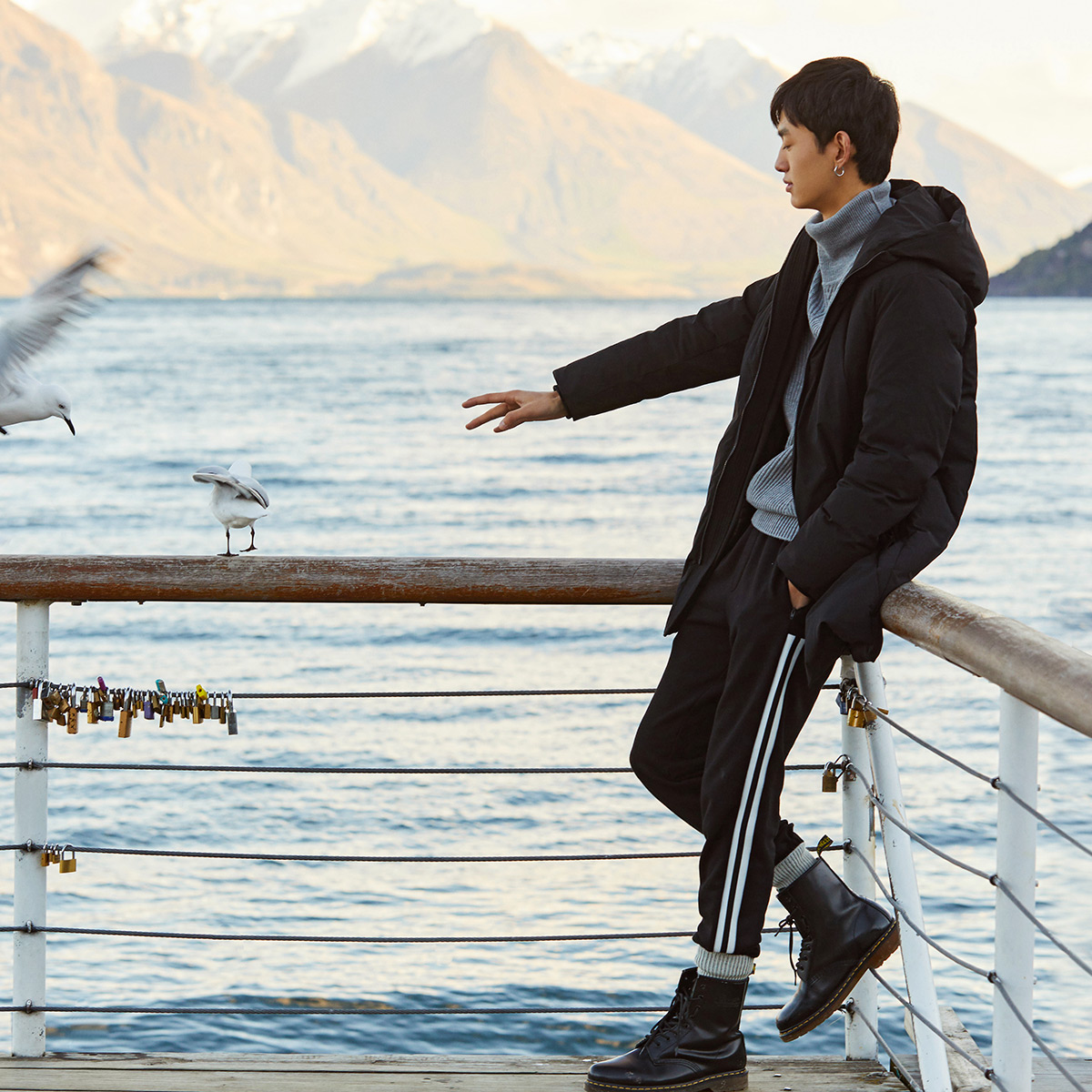 Blouson homme PEACEBIRD    en Nylon - Ref 3121780 Image 4