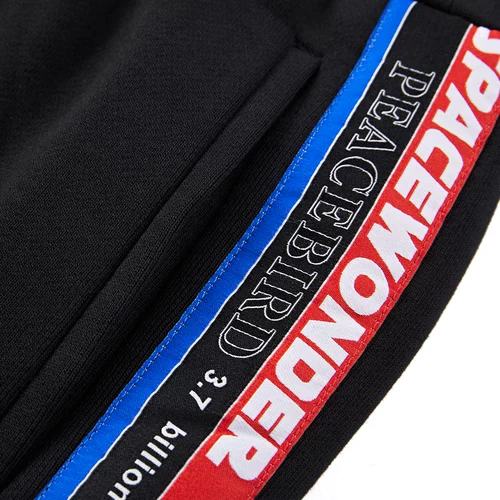 Трендовые брендовые штаны для отдыха, в корейском стиле, на шнурках