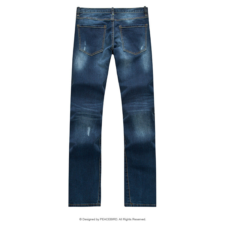 Jeans pour jeunesse PEACEBIRD en coton pour automne - Ref 1480496 Image 36