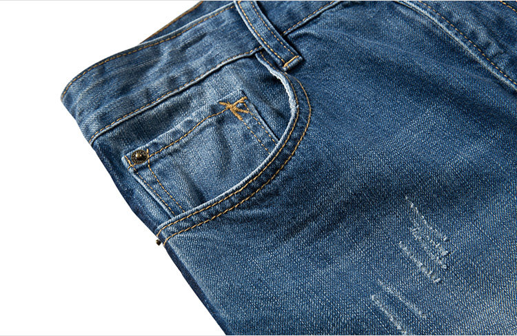 Jeans pour jeunesse PEACEBIRD en coton pour été - Ref 1461585 Image 46