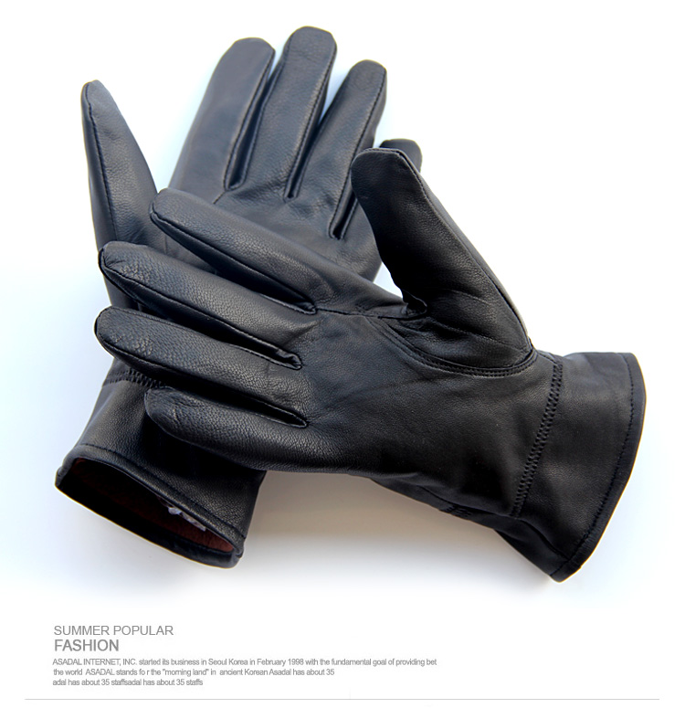 Gants pour homme SONG SHU en peau de mouton - Ref 2781364 Image 26