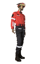  New stand-up collar mountain rescue team clothing Public welfare charity emergency rescue earthquake relief mine fire suit suit