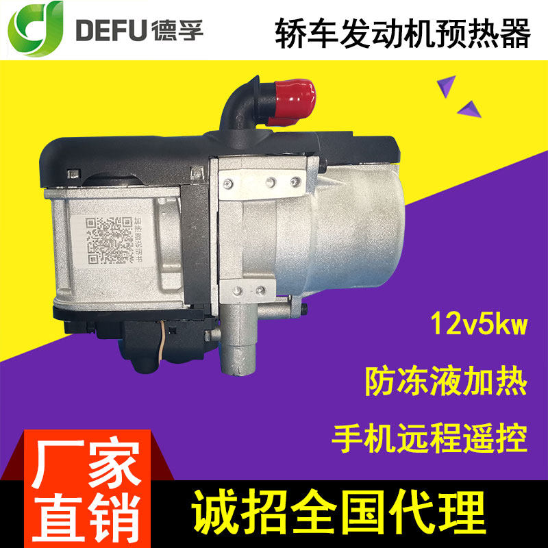 Water heating parking heater Firewood Warm Preheater Fuel Heater Sedan 12v5kw mobile phone remote control pre-heating boiler