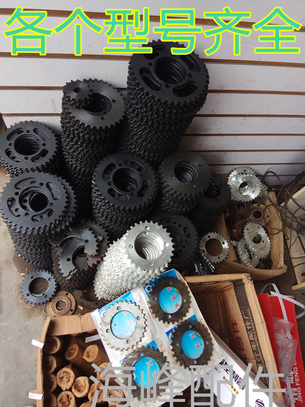 Electric tricycle chain drive 420 chain strip - back wheel geardrive motorcycle assembly